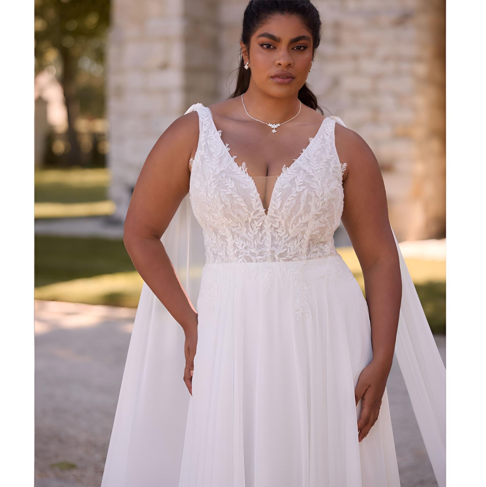 VESTIDO NOVIA ADAN CREME