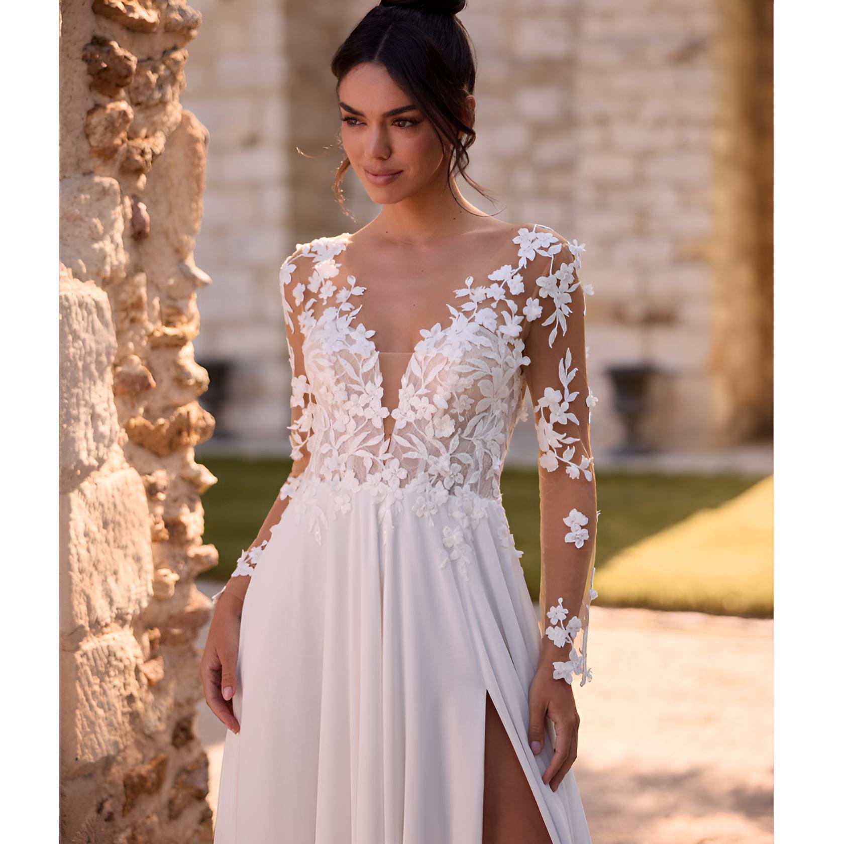 VESTIDO NOVIA MINIA CREME