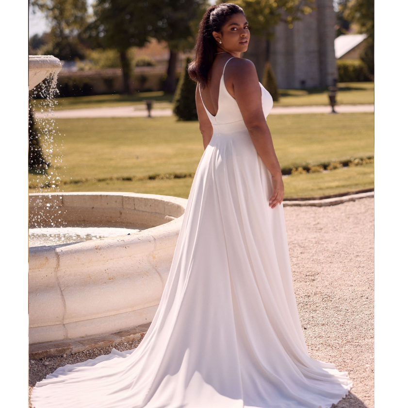 VESTIDO NOVIA LUCA CREME