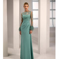 VESTIDO MADRINA MENTA REAL