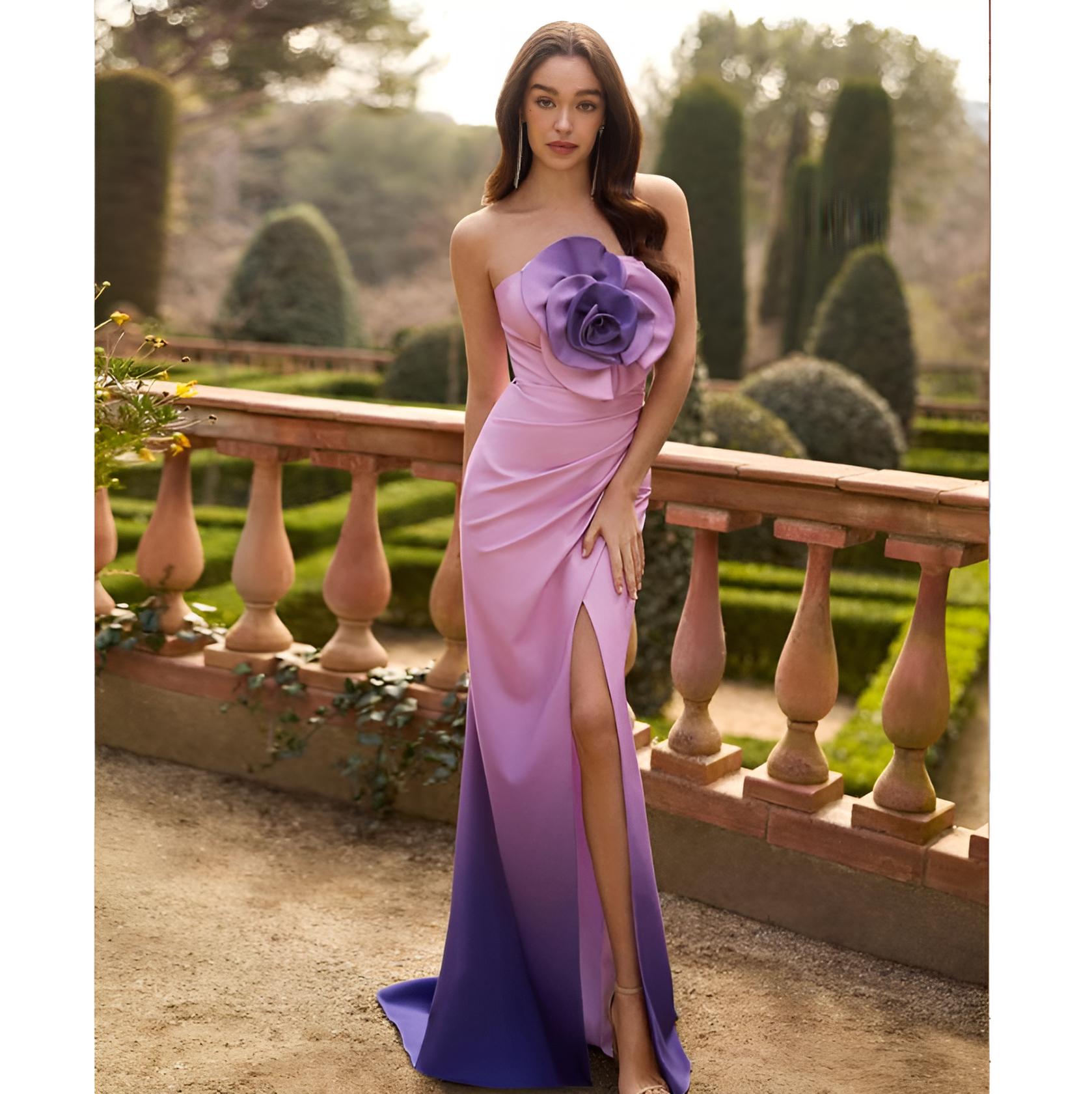 VESTIDO INVITADA LILAC