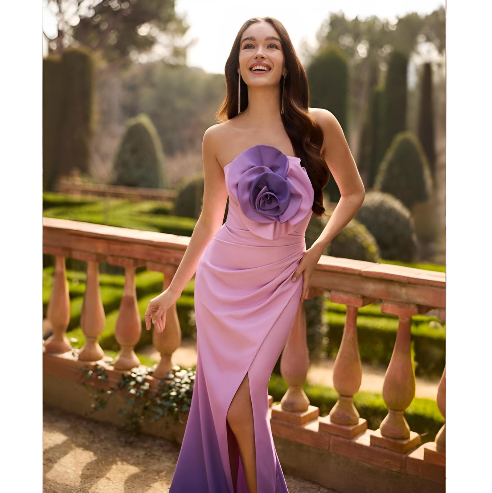 VESTIDO INVITADA LILAC