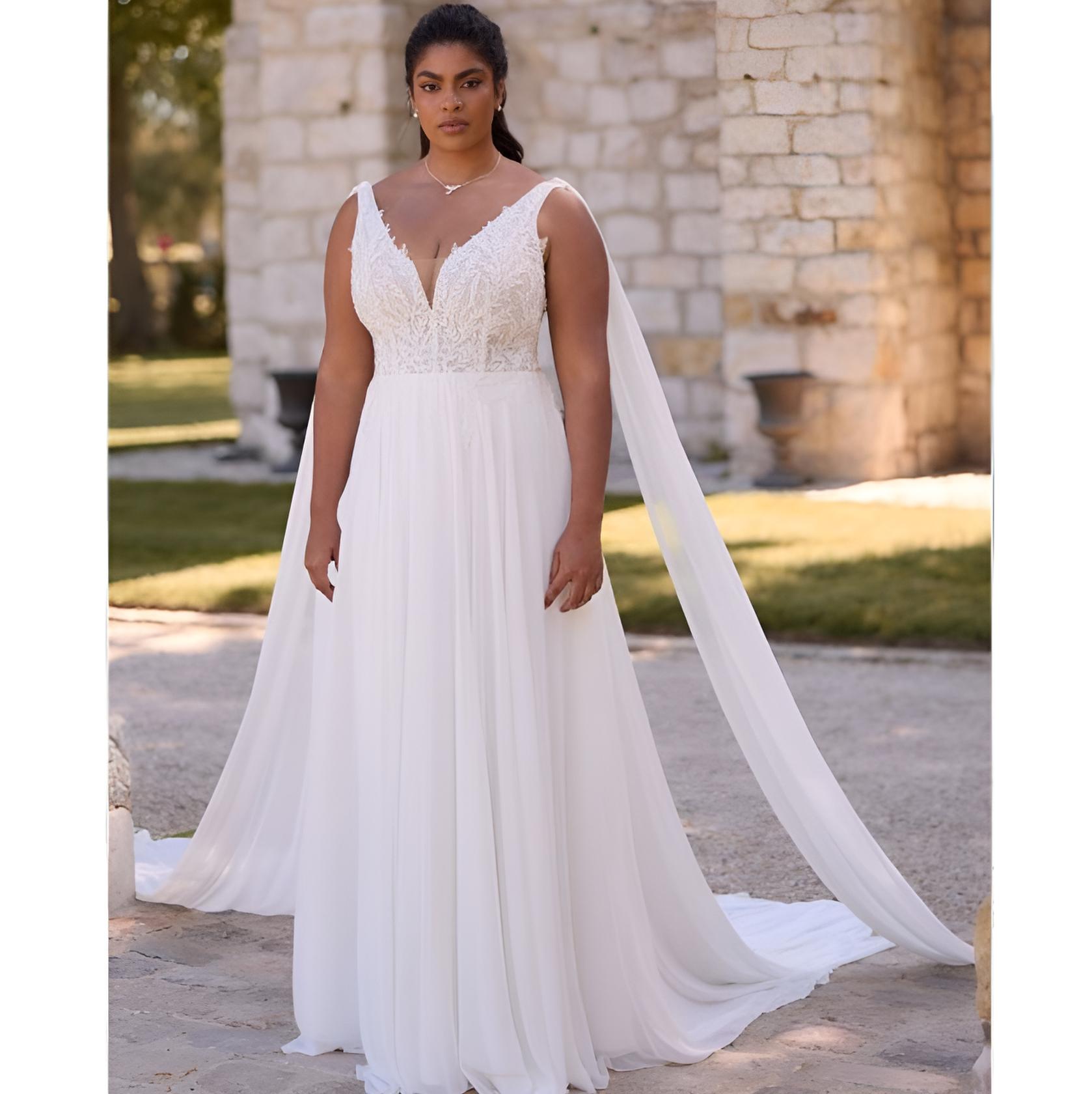 VESTIDO NOVIA ADAN CREME