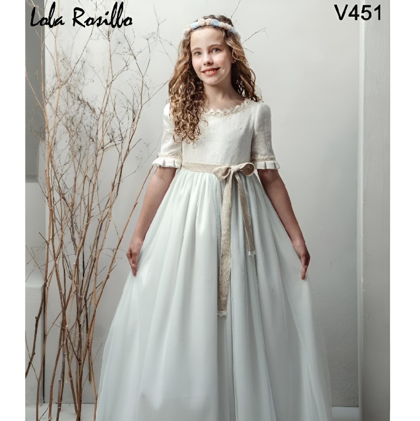 VESTIDO COMUNIÓN V451