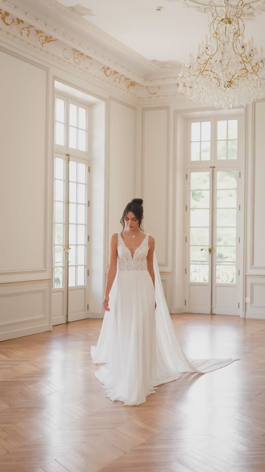 VESTIDO NOVIA ADAN CREME