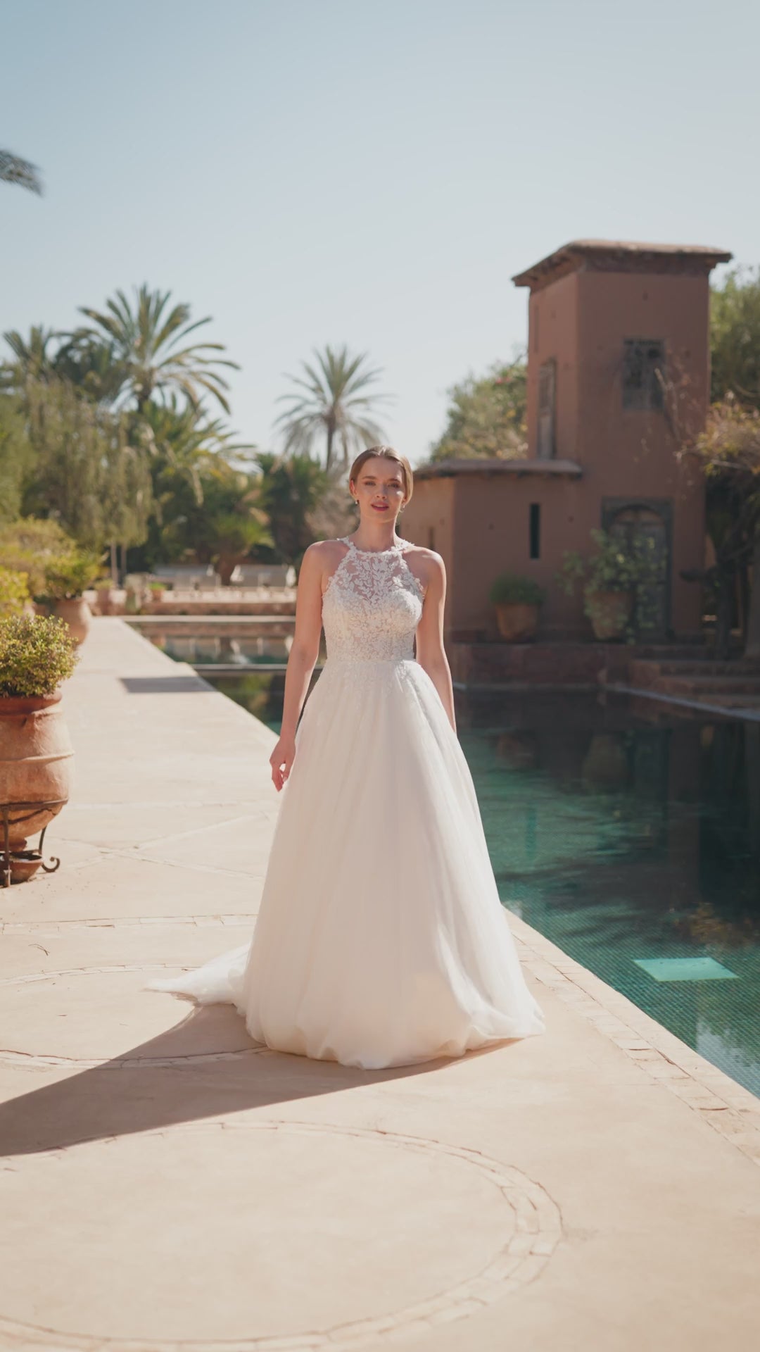 VESTIDO NOVIA FLORIA CREME