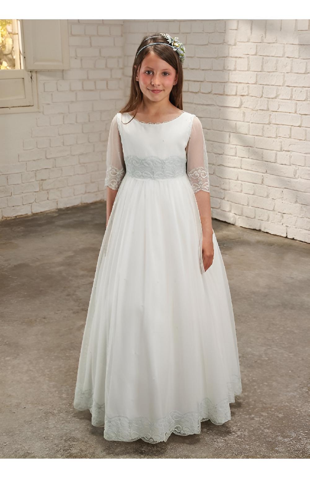 VESTIDO COMUNIÓN AGUA
